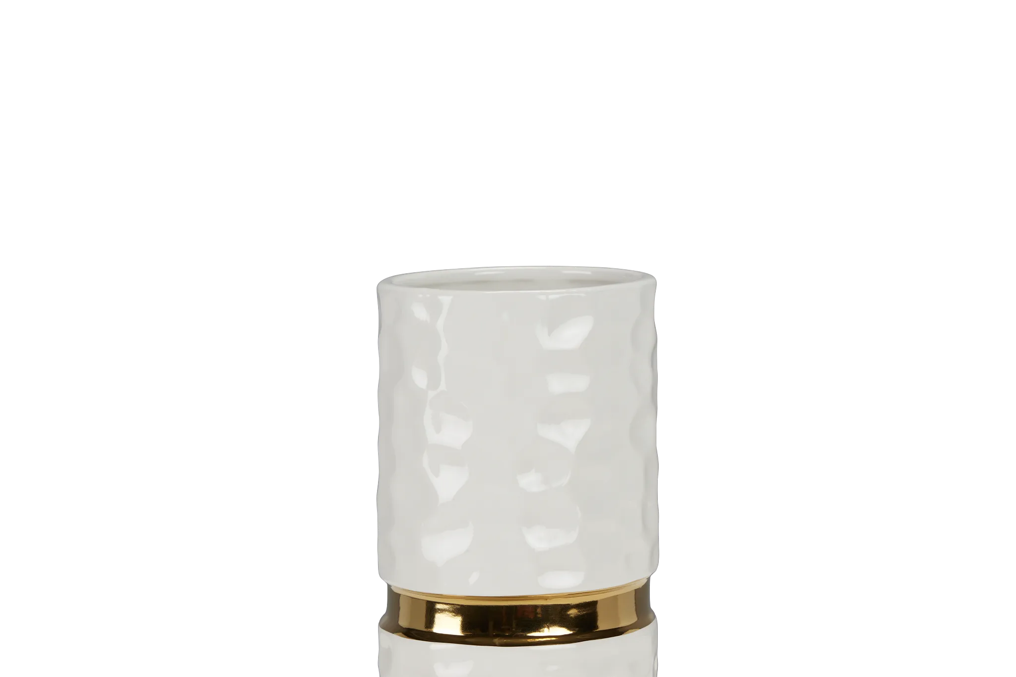 Celine White Short Vase