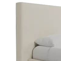 Grayton Gellar Green 54" Upholstered Platform Bed