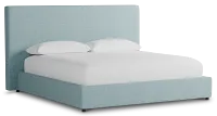Grayton Elite Light Blue 54" Upholstered Platform Bed
