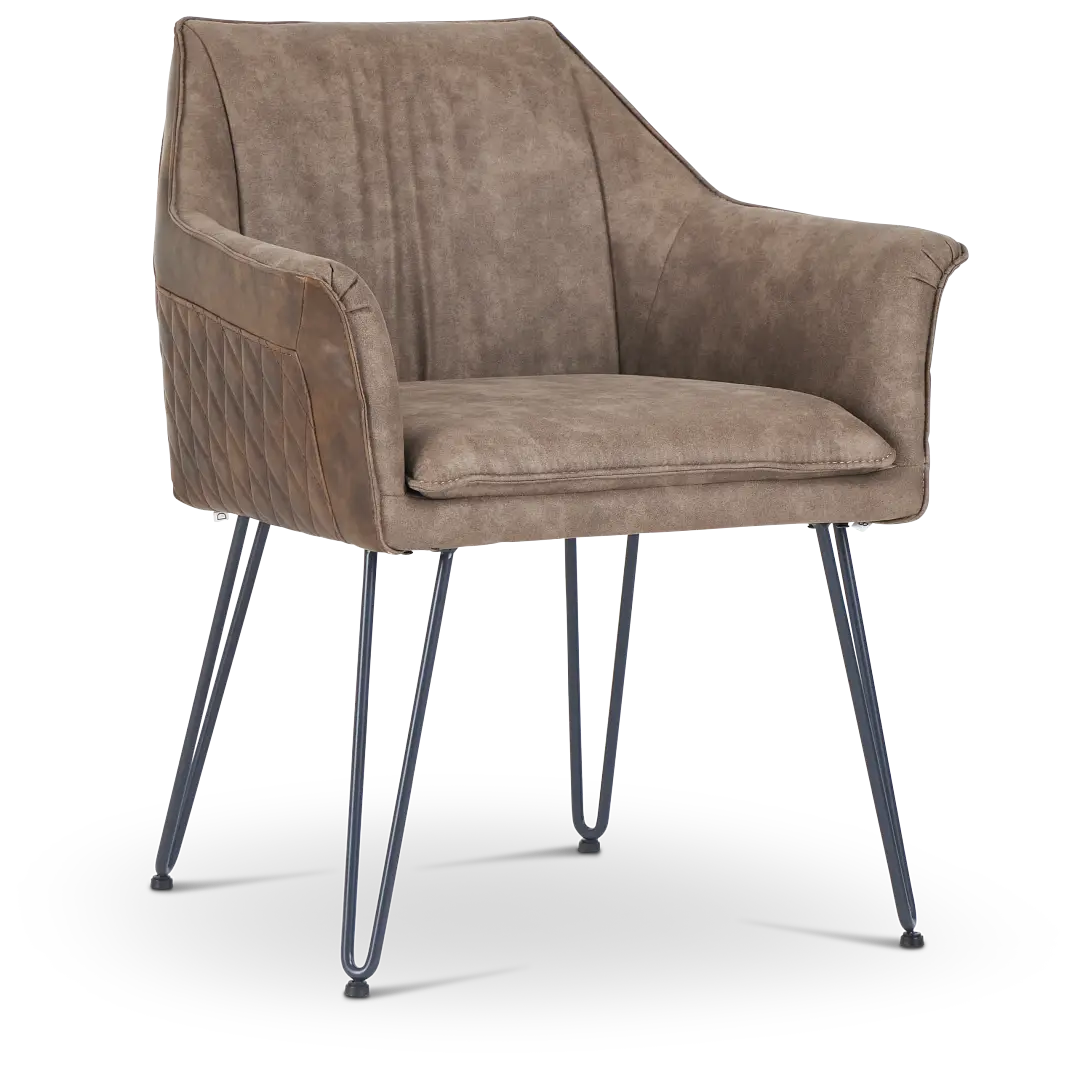 Adalyn Taupe Upholstered Arm Chair Adalyn Taupe Upholstered Arm Chair