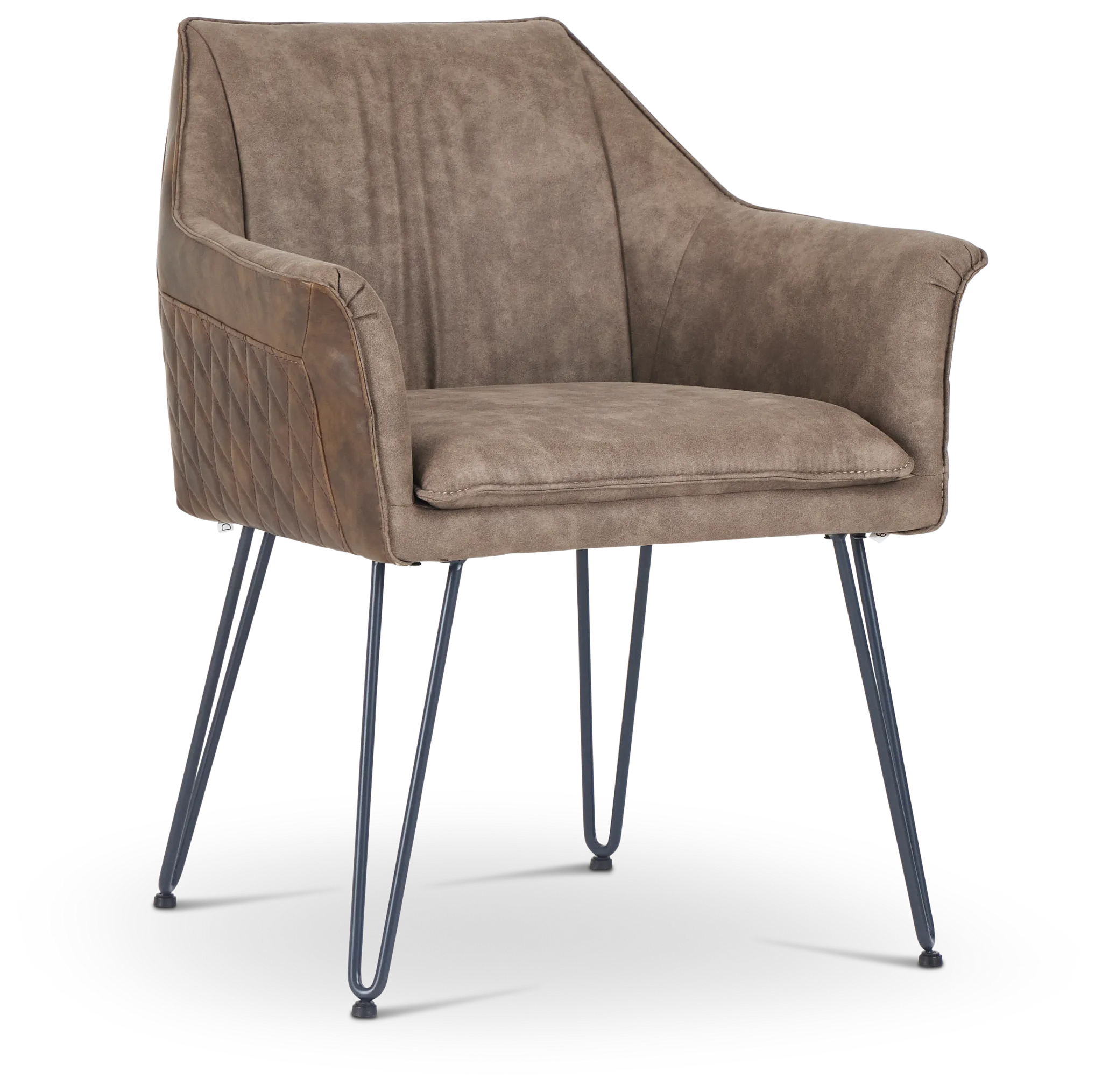Adalyn Taupe Upholstered Arm Chair