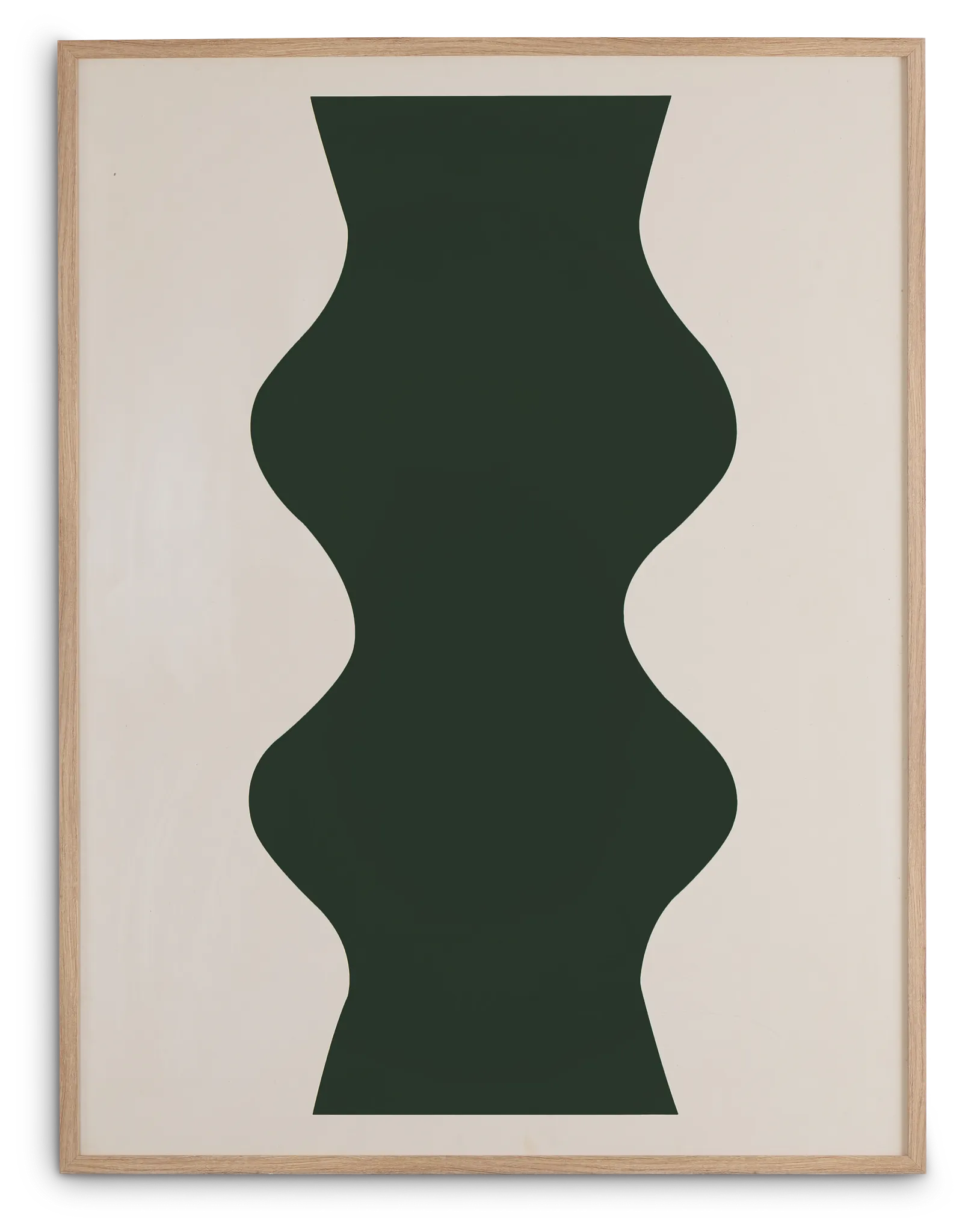 Rockie Dark Green Shadow Box Framed Wall Art