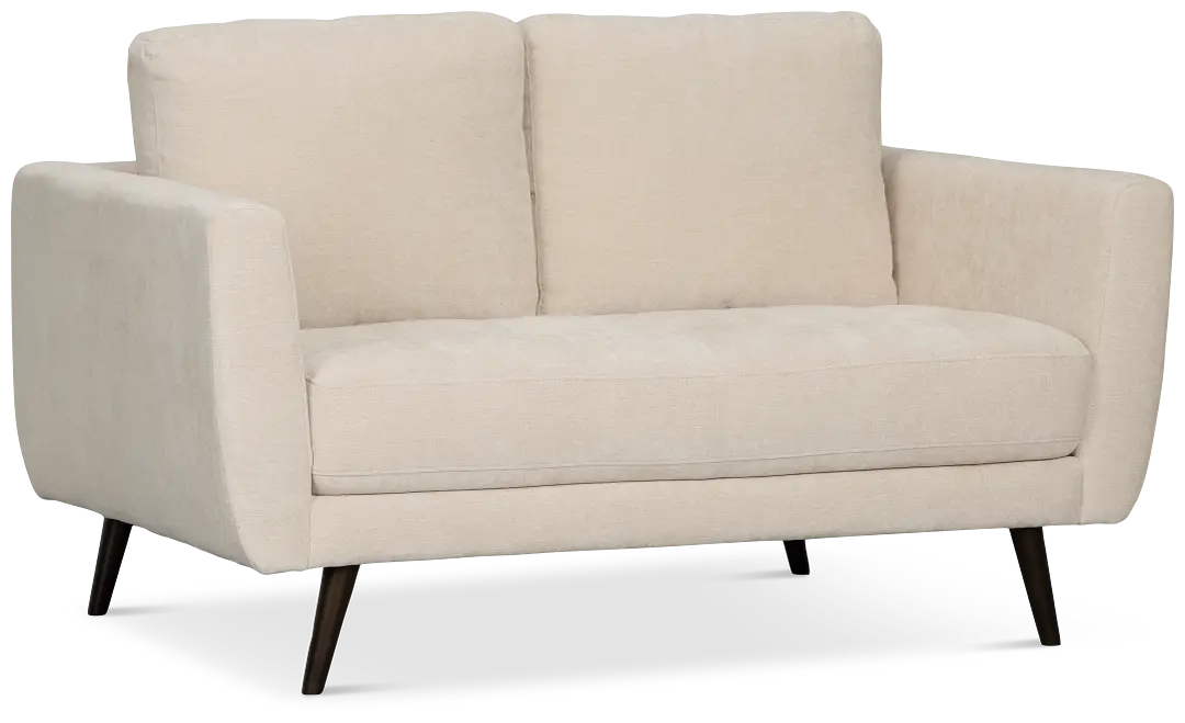 Indie Beige Fabric Loveseat Indie Beige Fabric Loveseat