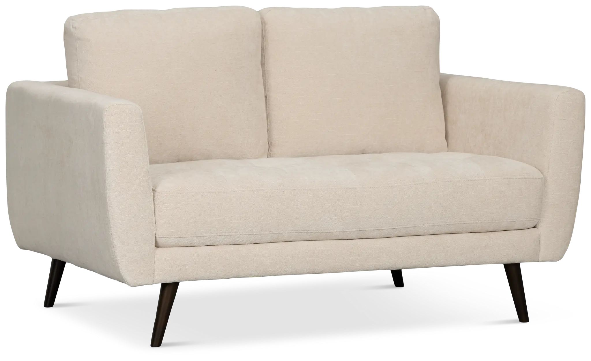 Indie Beige Fabric Loveseat Indie Beige Fabric Loveseat