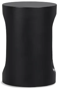 Kylani Black Round End Table