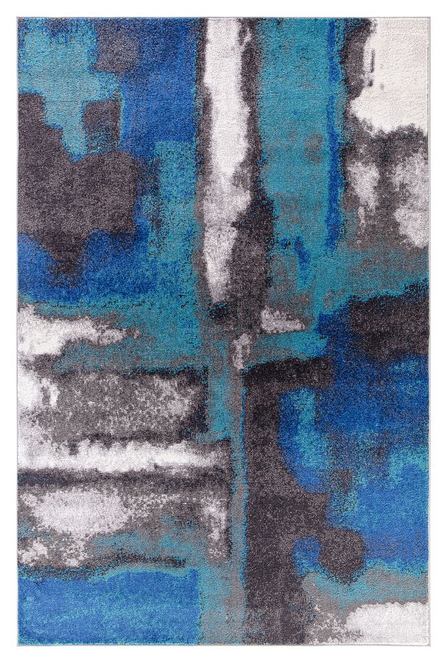 Unison Blue 5x8 Area Rug