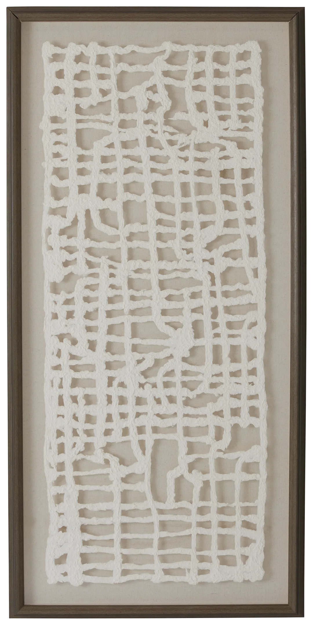 Cameron White Framed Wall Art