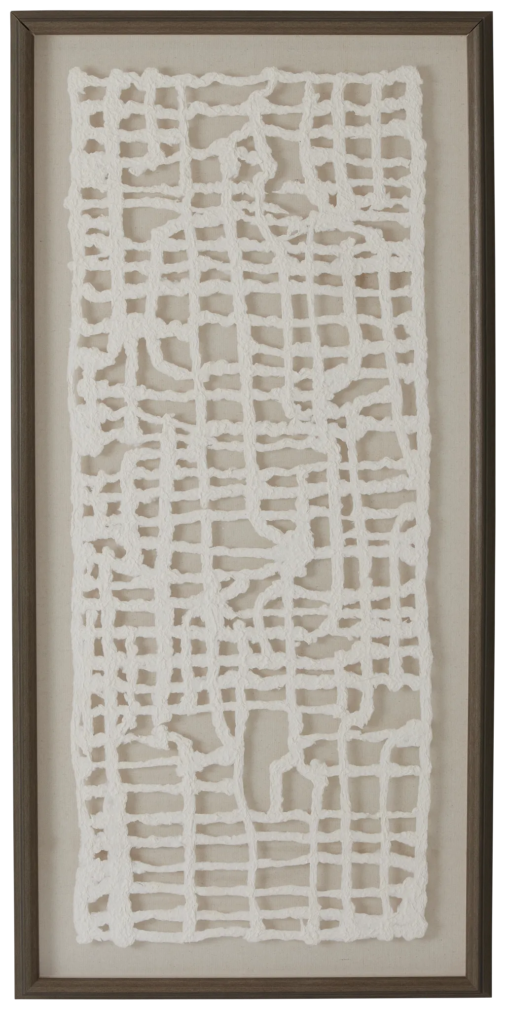 Cameron White Framed Wall Art