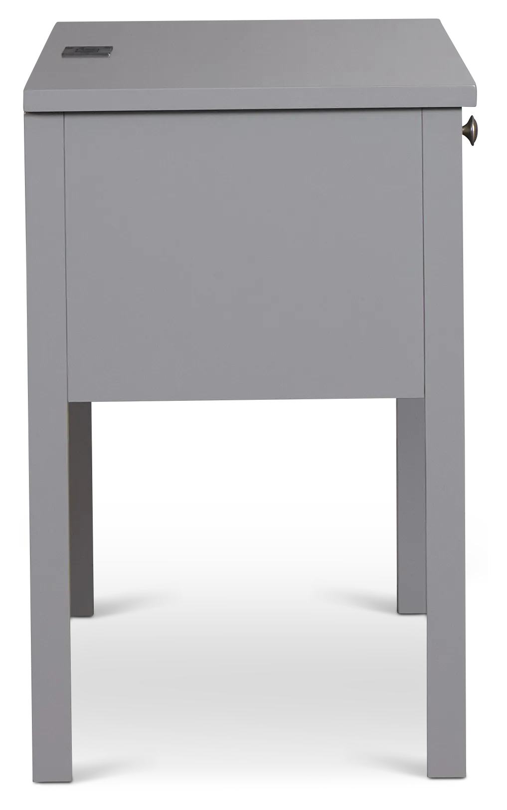 Charleston Gray 3-drawer Desk