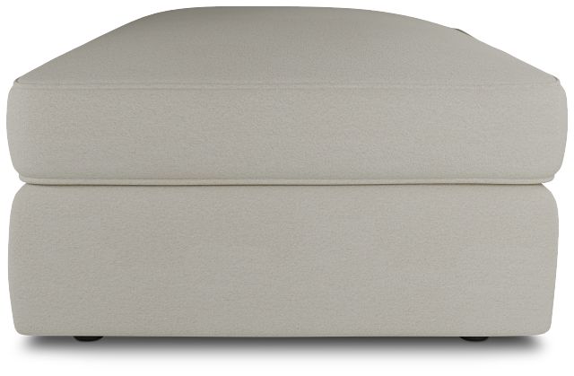 Siesta Elite Ivory Fabric Ottoman