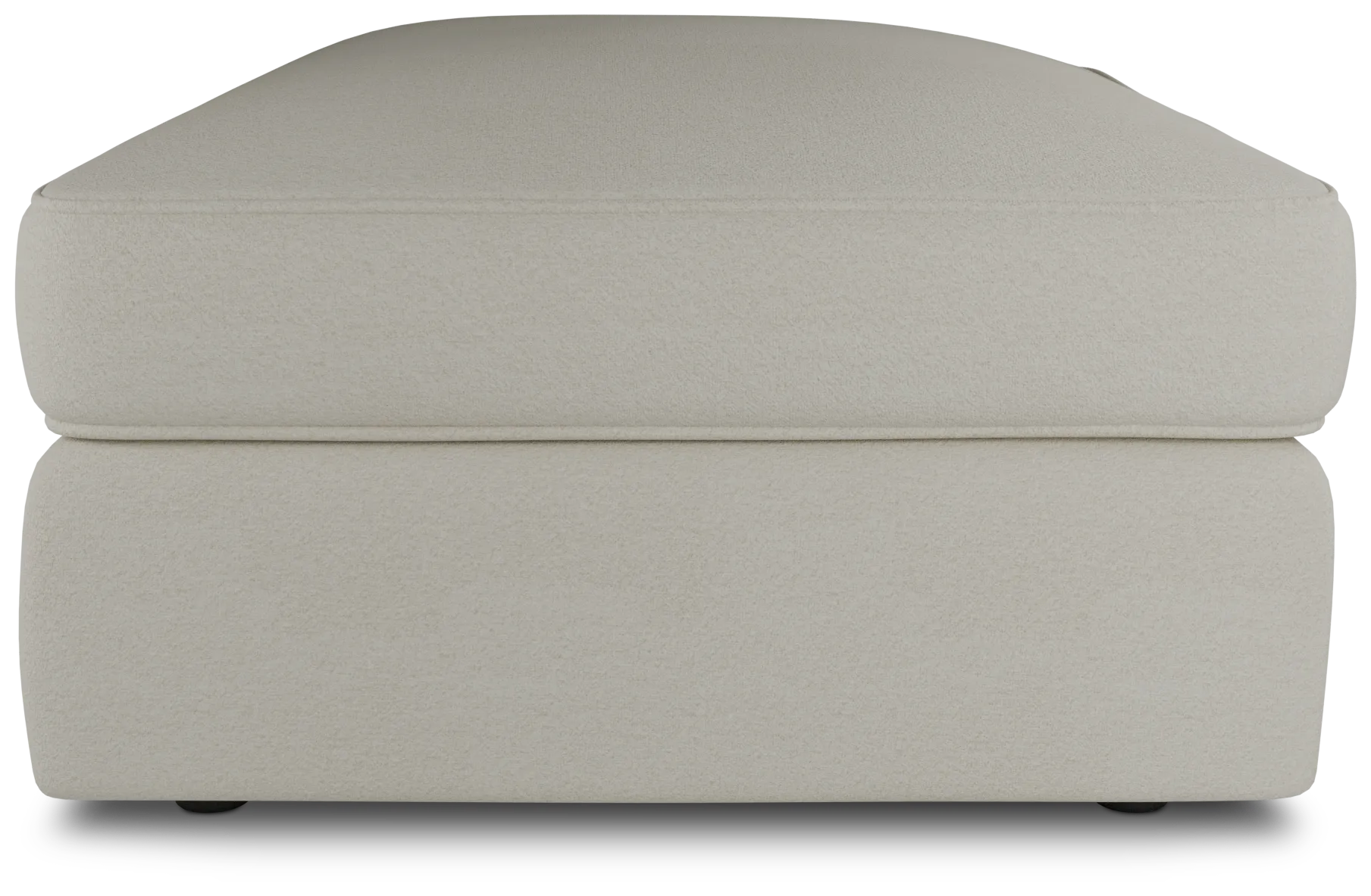 Siesta Elite Ivory Fabric Ottoman