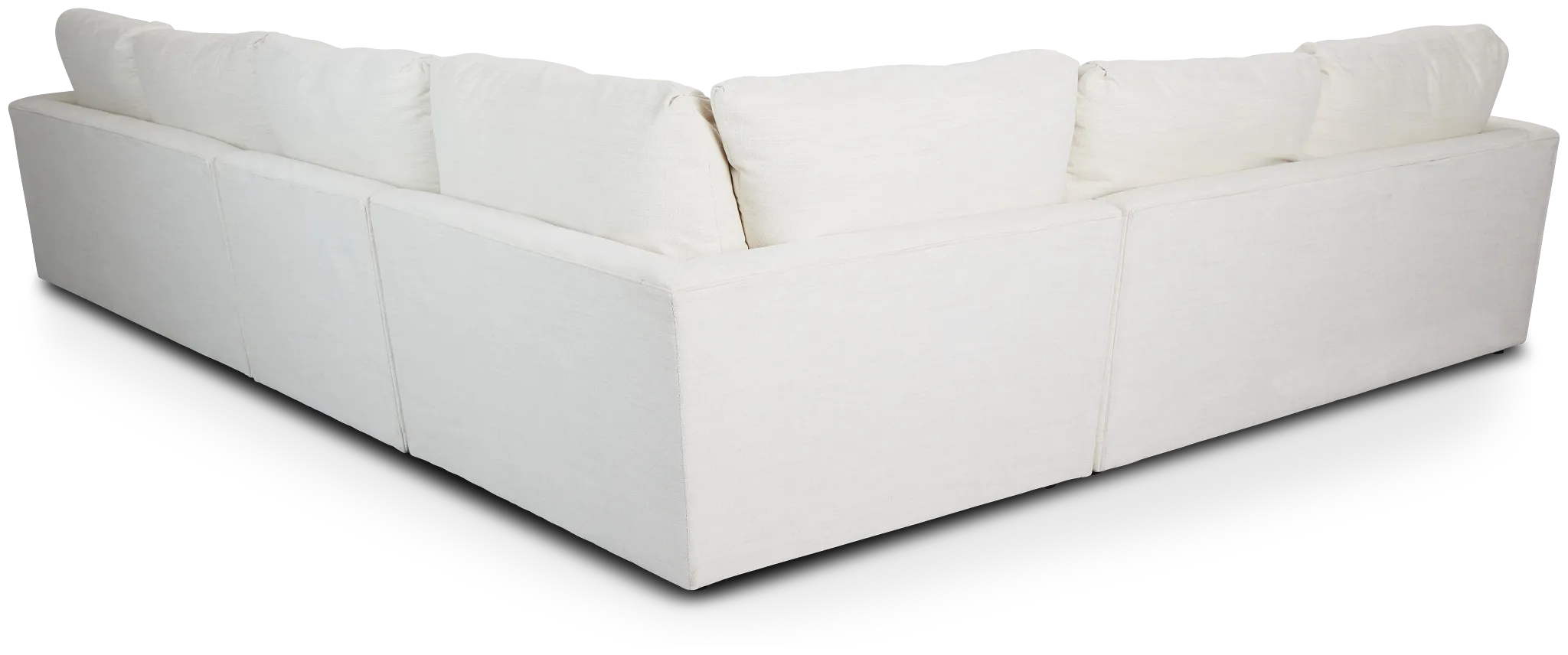 Noah Ivory Fabric Large Two-arm Sectional