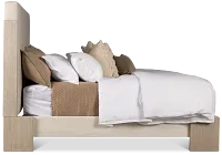 Miramar Light Tone Uph Panel Bed