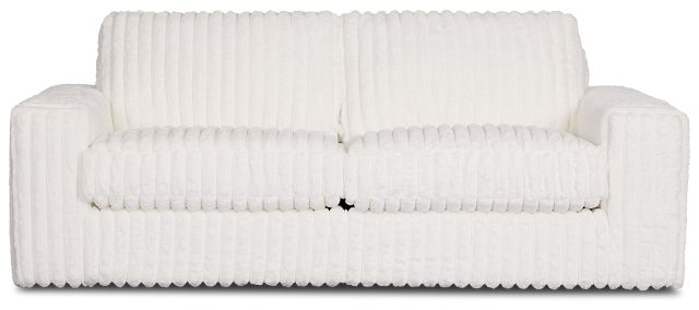 Teddy White Fabric Sofa