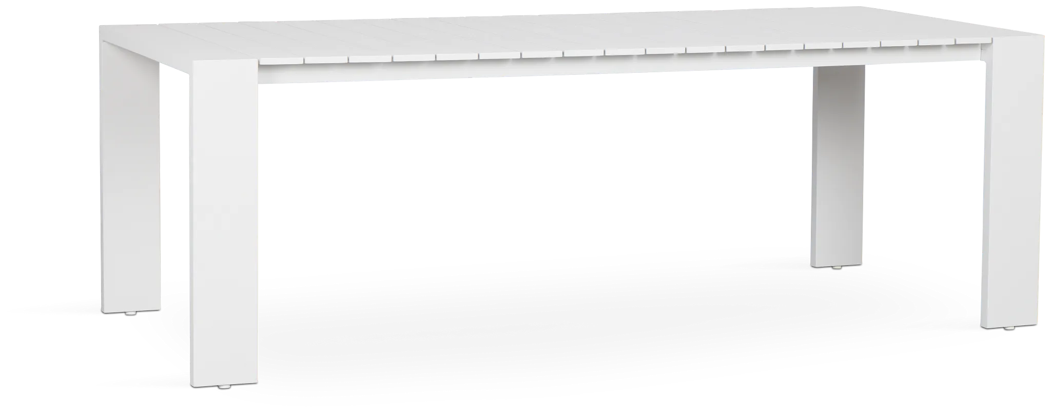 Sunrise White 86" Rectangular Table