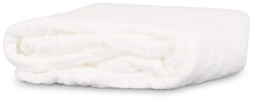 Azure White Fitted Sheet Azure White Fitted Sheet