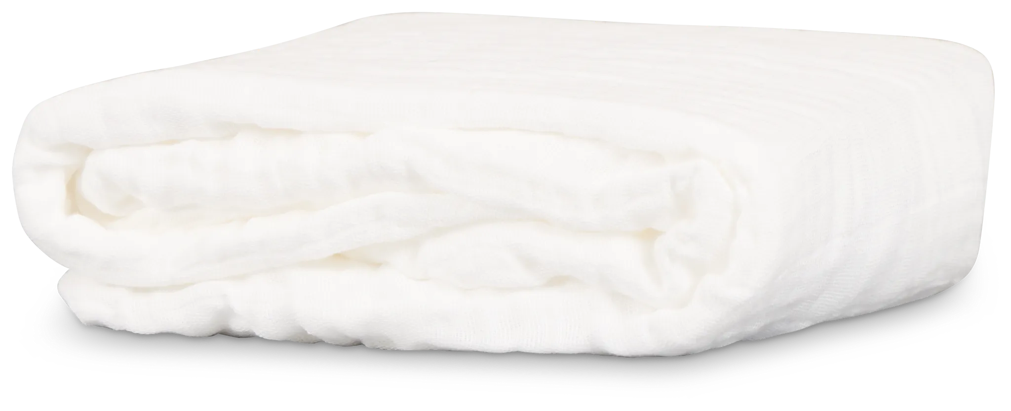 Azure White Fitted Sheet