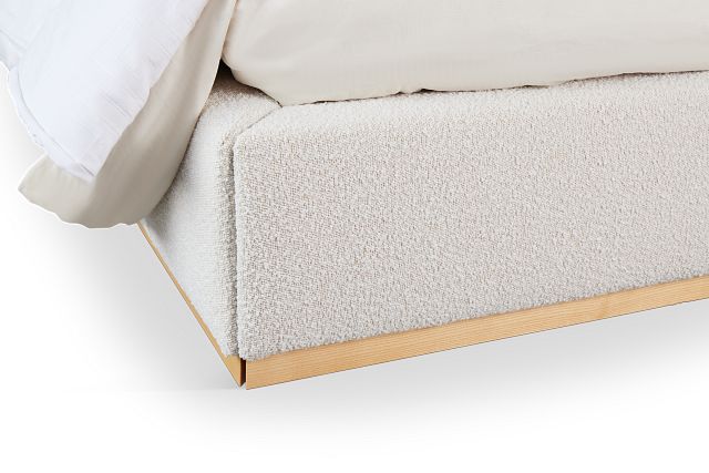 Calabasas Beige Uph Panel Bed