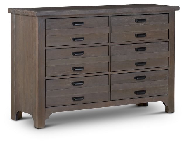 Bungalow Mid Tone 6-drawer Dresser