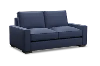 Edgewater Peyton Dark Blue Loveseat