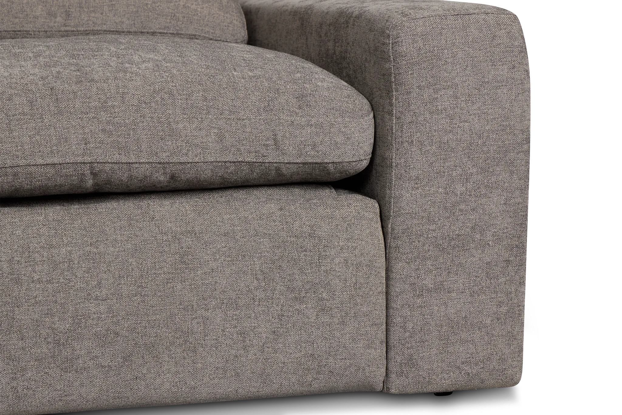 Drift Dark Gray Fabric Medium Dual Power 2-arm Reclining Sectional
