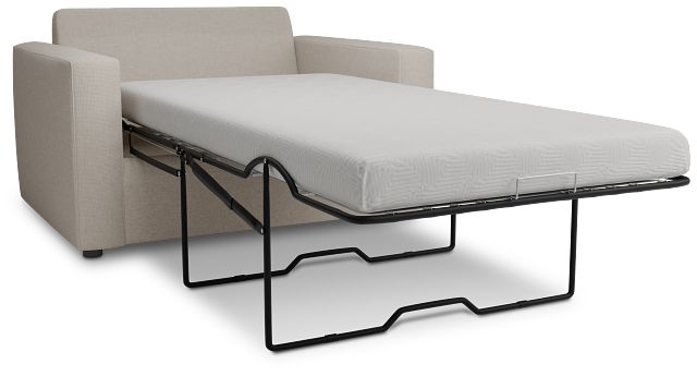 Siesta Suave Beige Fabric Cooling Memory Foam Sleeper