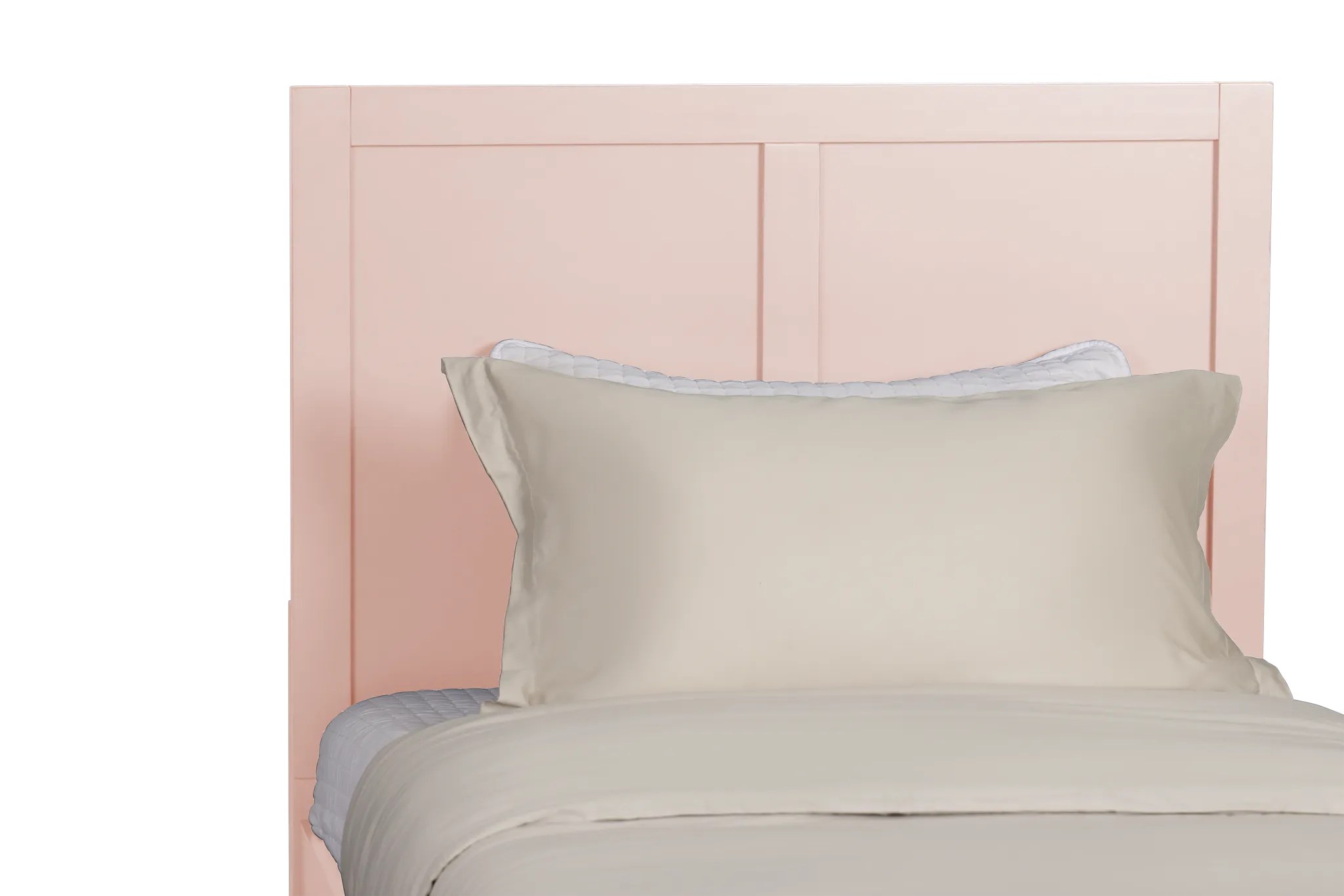 Charleston Pink Panel Bed With 4 Storage Drawers