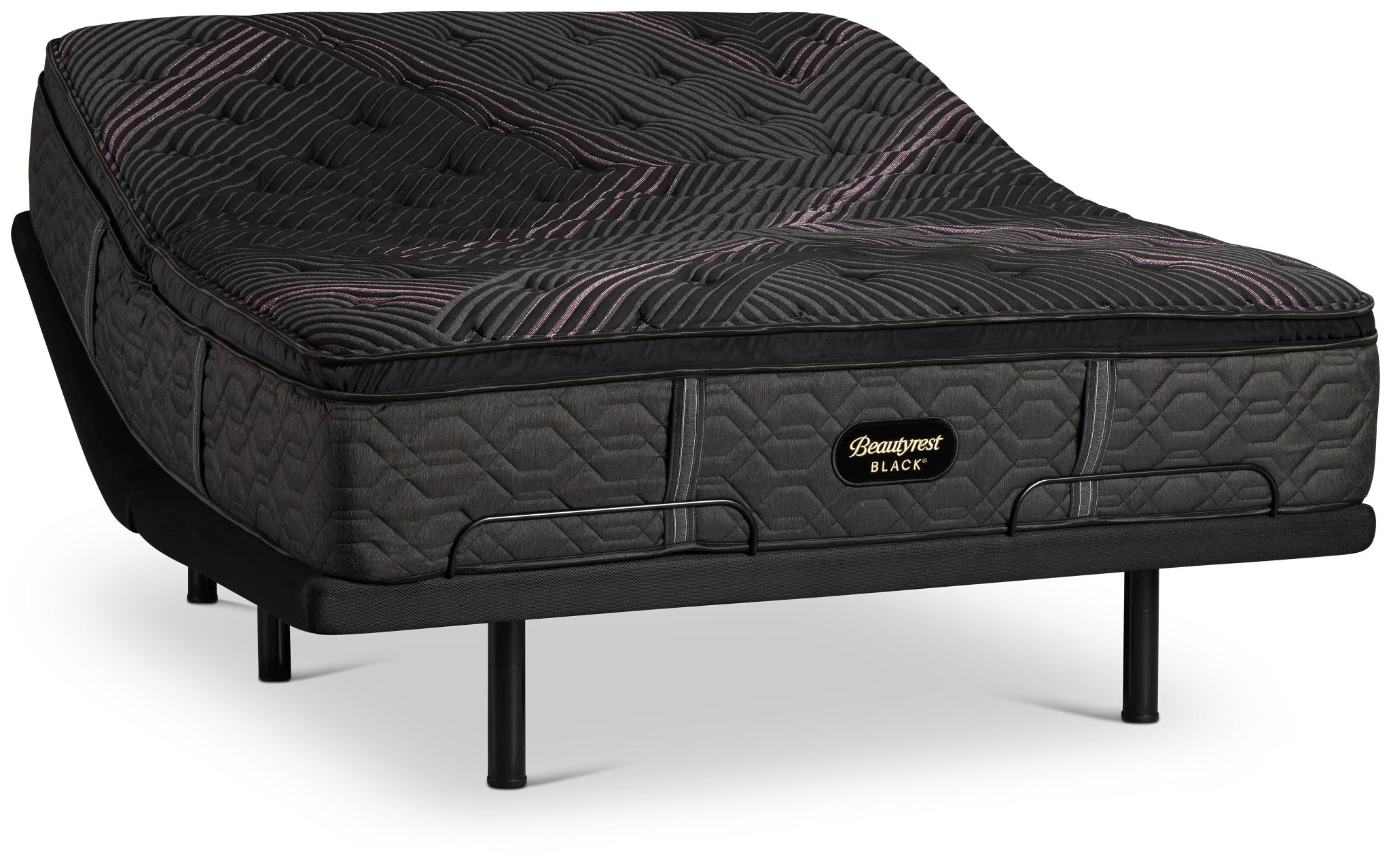 Beautyrest Black Series Two Plush Pillow Top Plus Adjustable Mattress Set