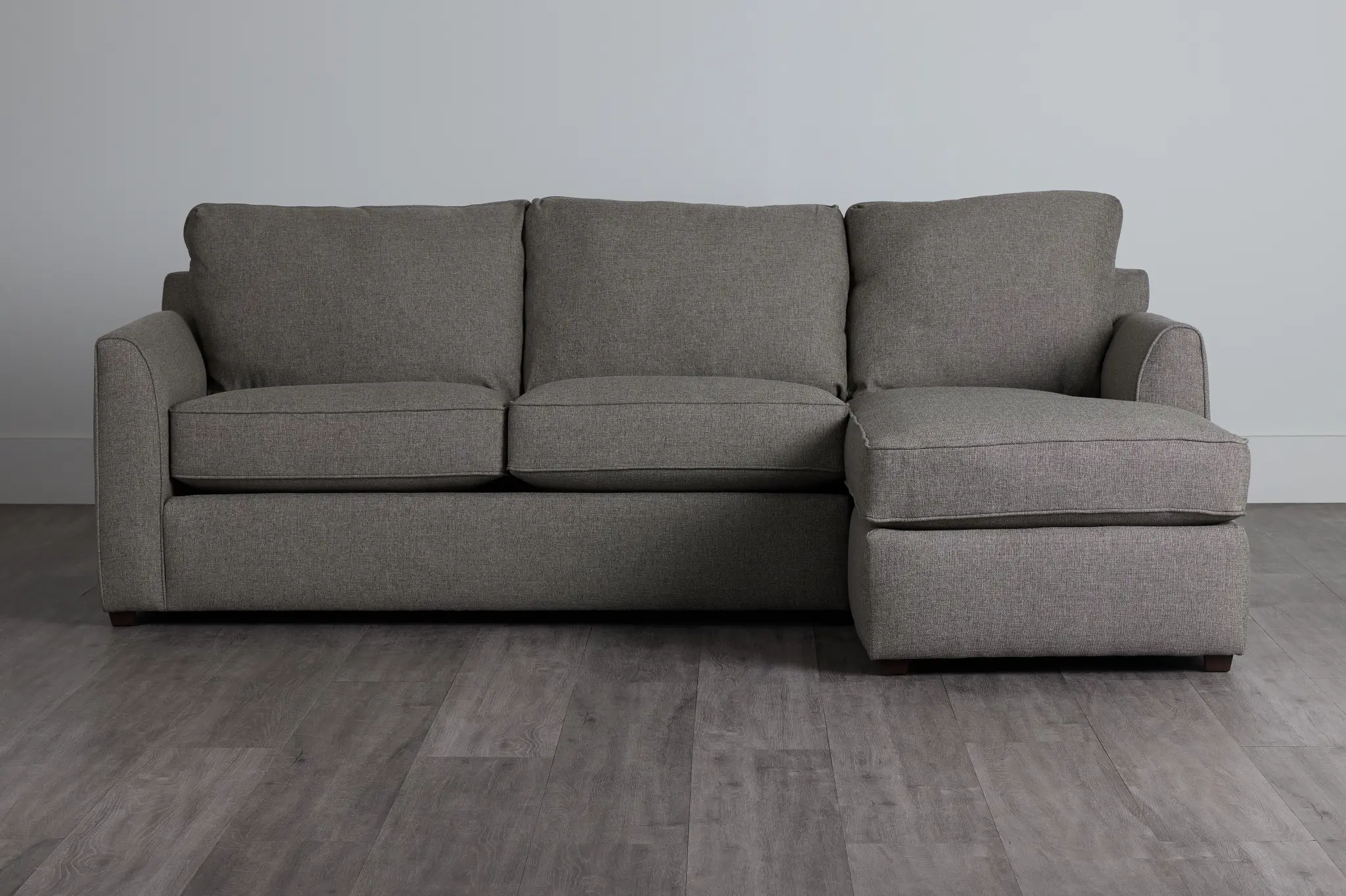 Asheville Brown Fabric Right Chaise Sectional Asheville Brown Fabric Right Chaise Sectional