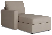 Citymod Beige Fabric Left Chaise