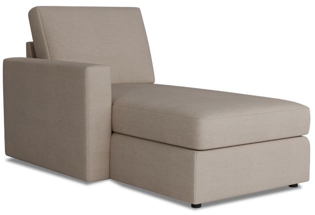 Citymod Beige Fabric Left Chaise