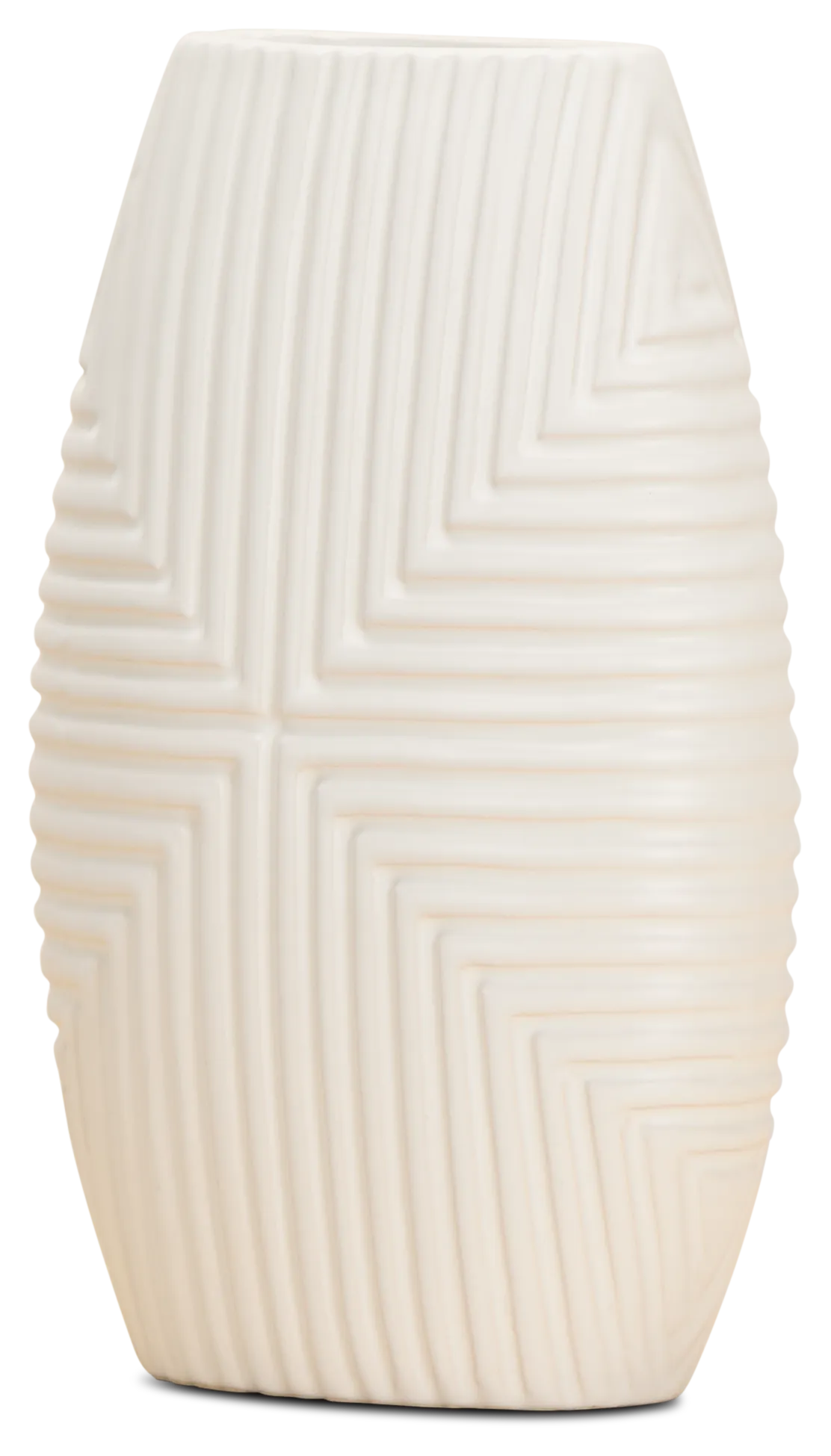 Banyan White Medium Vase