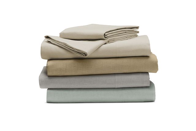 Rest & Renew Linen Blend Ivory Sheet Set