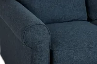 Cameron Blue Fabric Loveseat