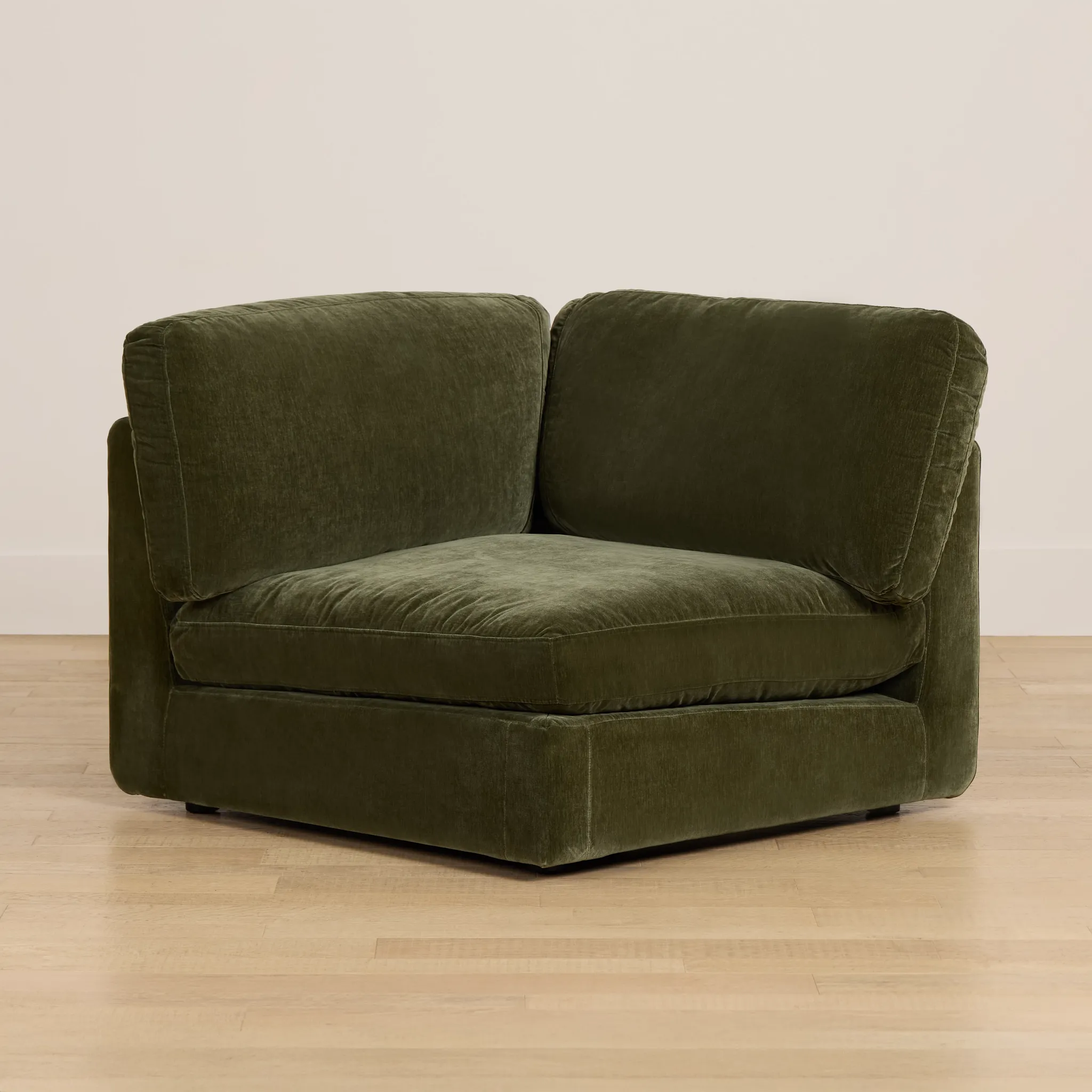 Jules Green Velvet Wedge