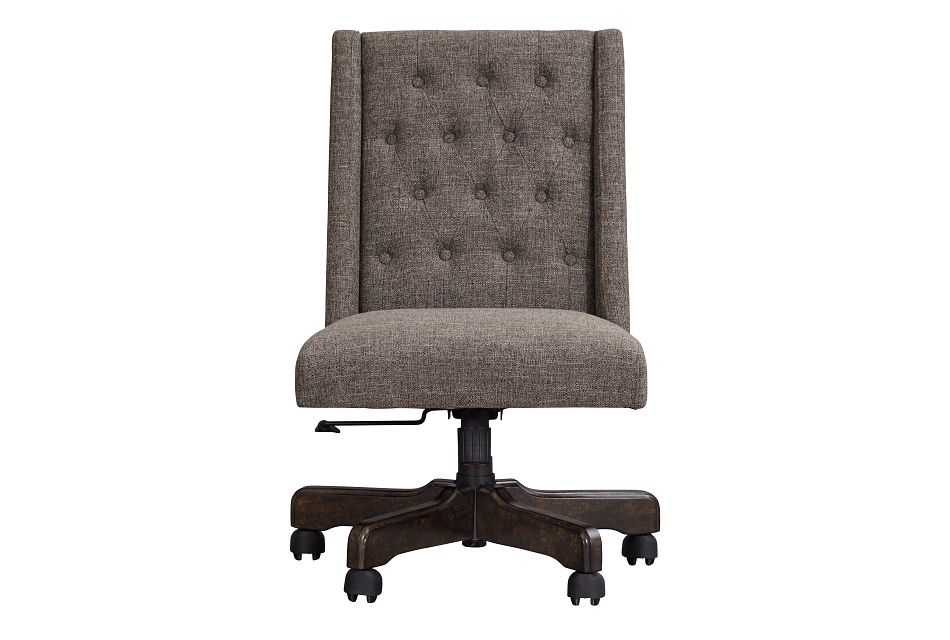 Tripton2 Gray Swivel Desk Chair Home Office Office Chairs City Furniture