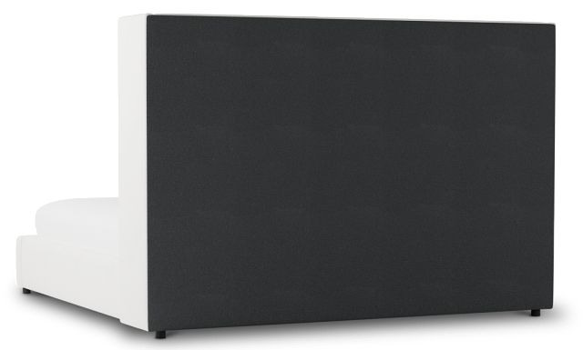 Captiva Sutton White 60" Upholstered Shelter Bed
