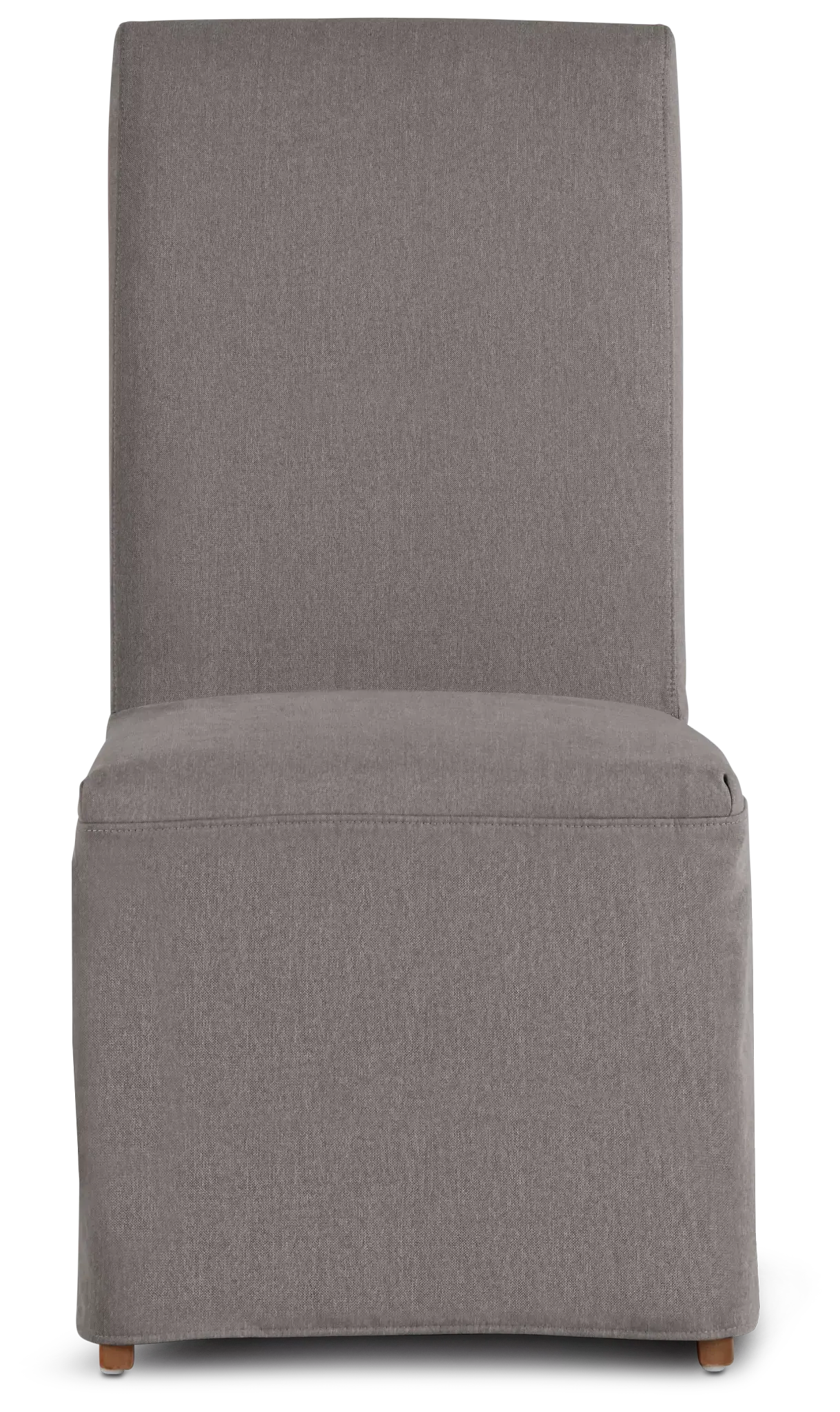 Harbor Dark Gray Long Slipcover Chair With Light Tone Leg Harbor Dark Gray Long Slipcover Chair With Light Tone Leg