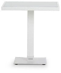 Lisbon2 White 27" Square Table