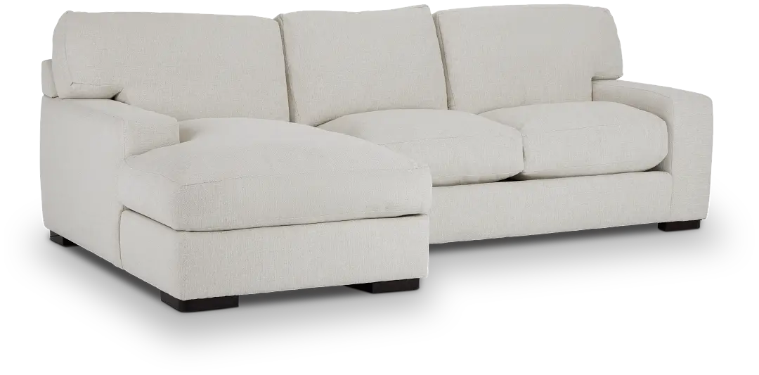 Veronica White Down Left Chaise Sectional Veronica White Down Left Chaise Sectional