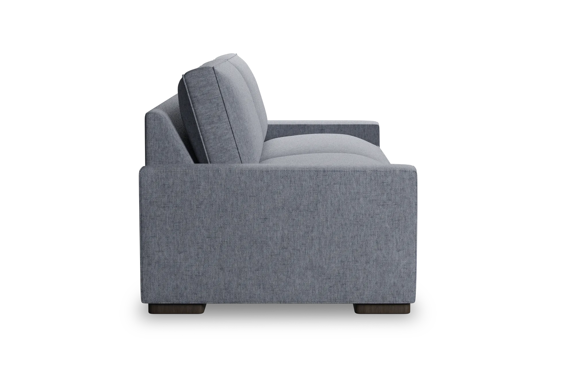 Edgewater Elevation Gray 96" Sofa W/ 2 Cushions