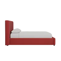 Grayton Elite Red 44" Upholstered Platform Bed