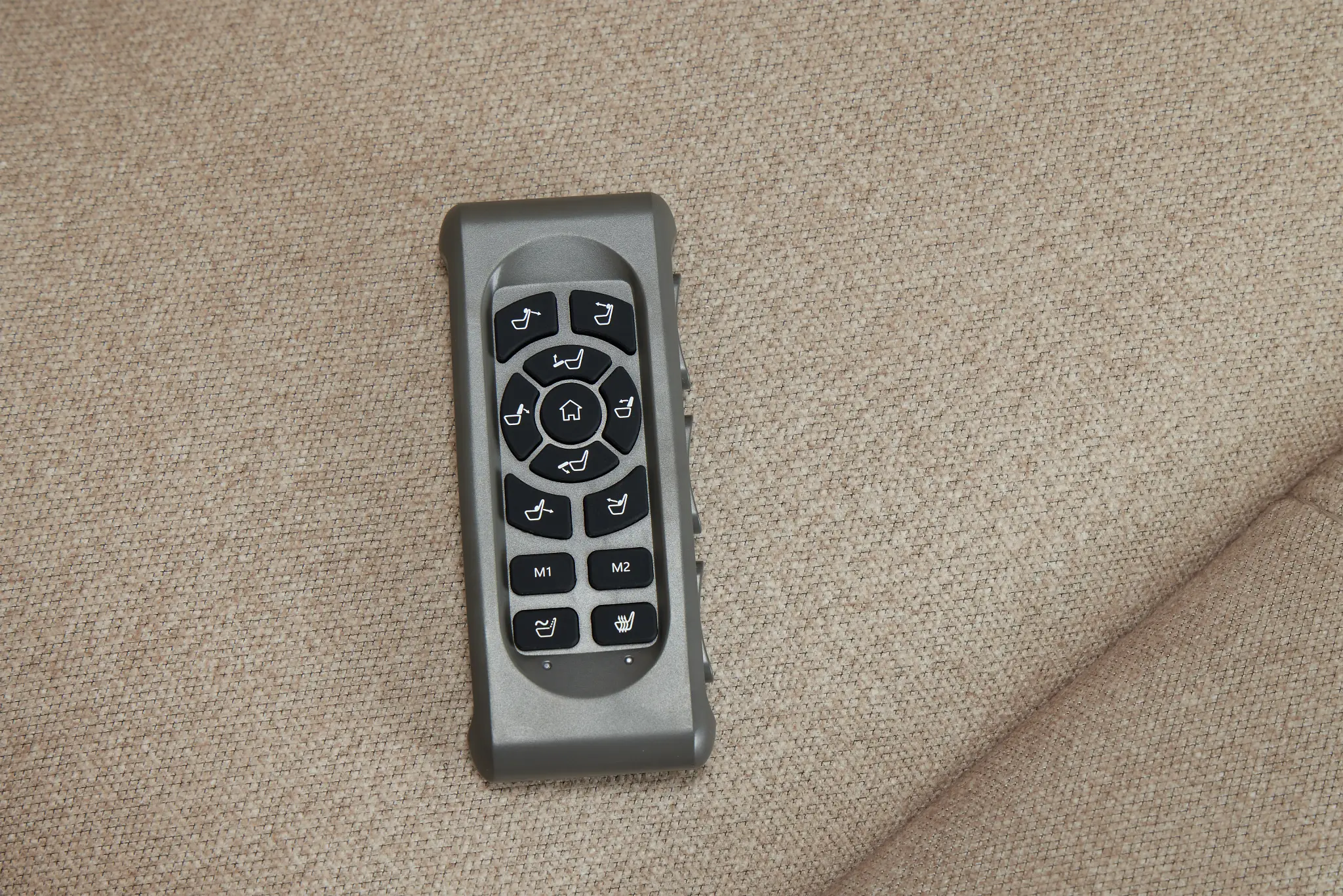 Jonas Khaki Fabric Power Recliner With Heat And Massage Jonas Khaki Fabric Power Recliner With Heat And Massage