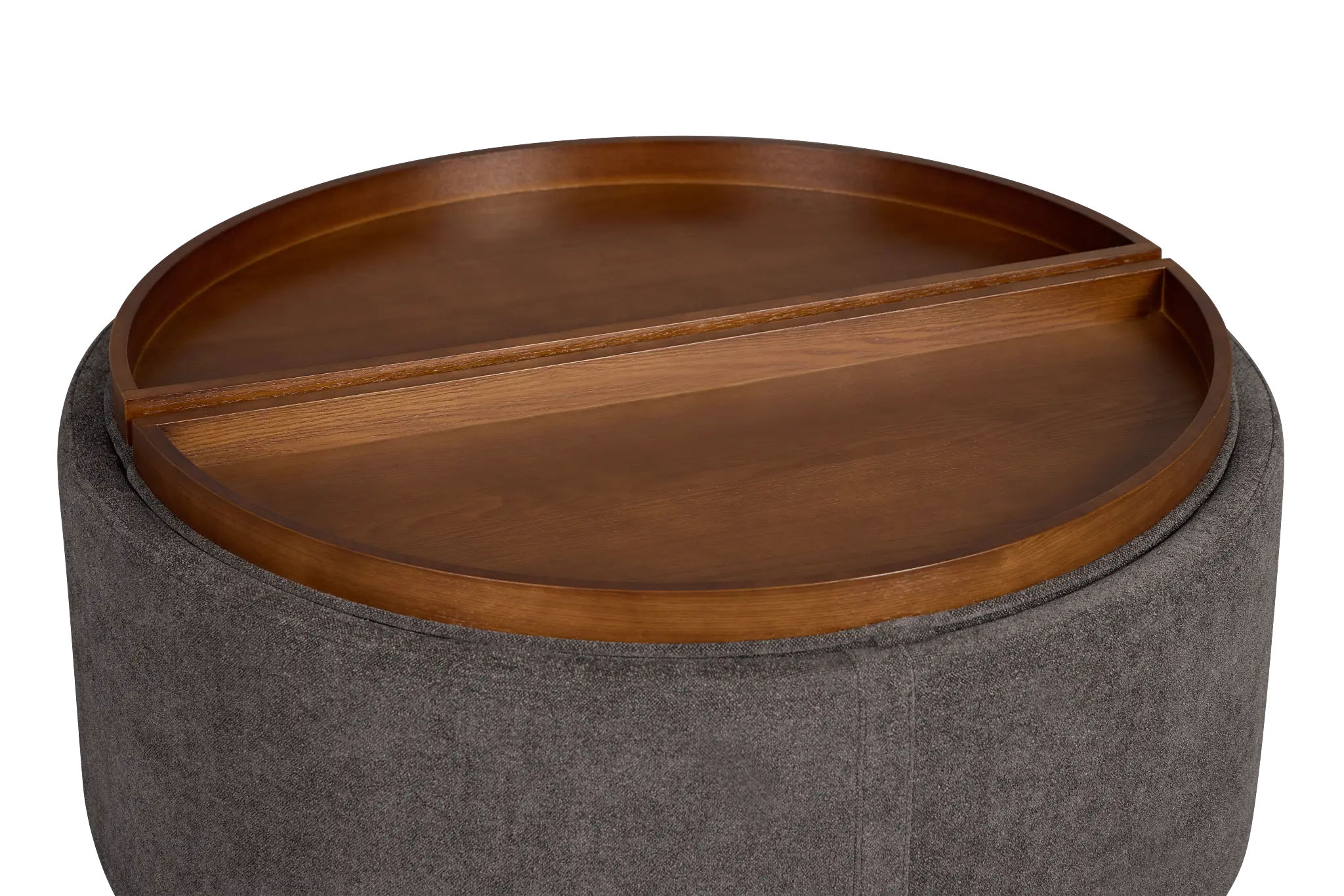 Kristen Dark Gray Large Storage Accent Ottoman Kristen Dark Gray Large Storage Accent Ottoman