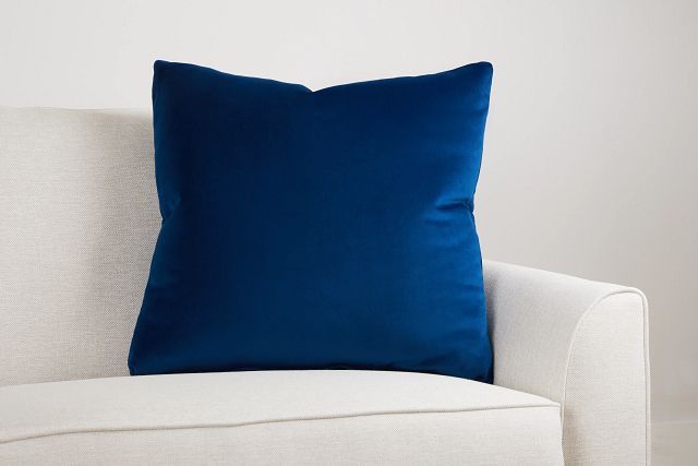 Reign Dark Blue 24" Accent Pillow