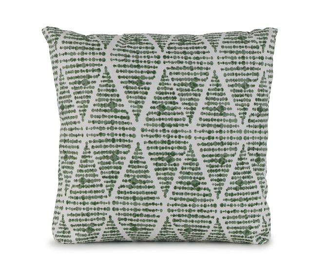 Foster Green 20" Indoor/outdoor Square Accent Pillow (1)