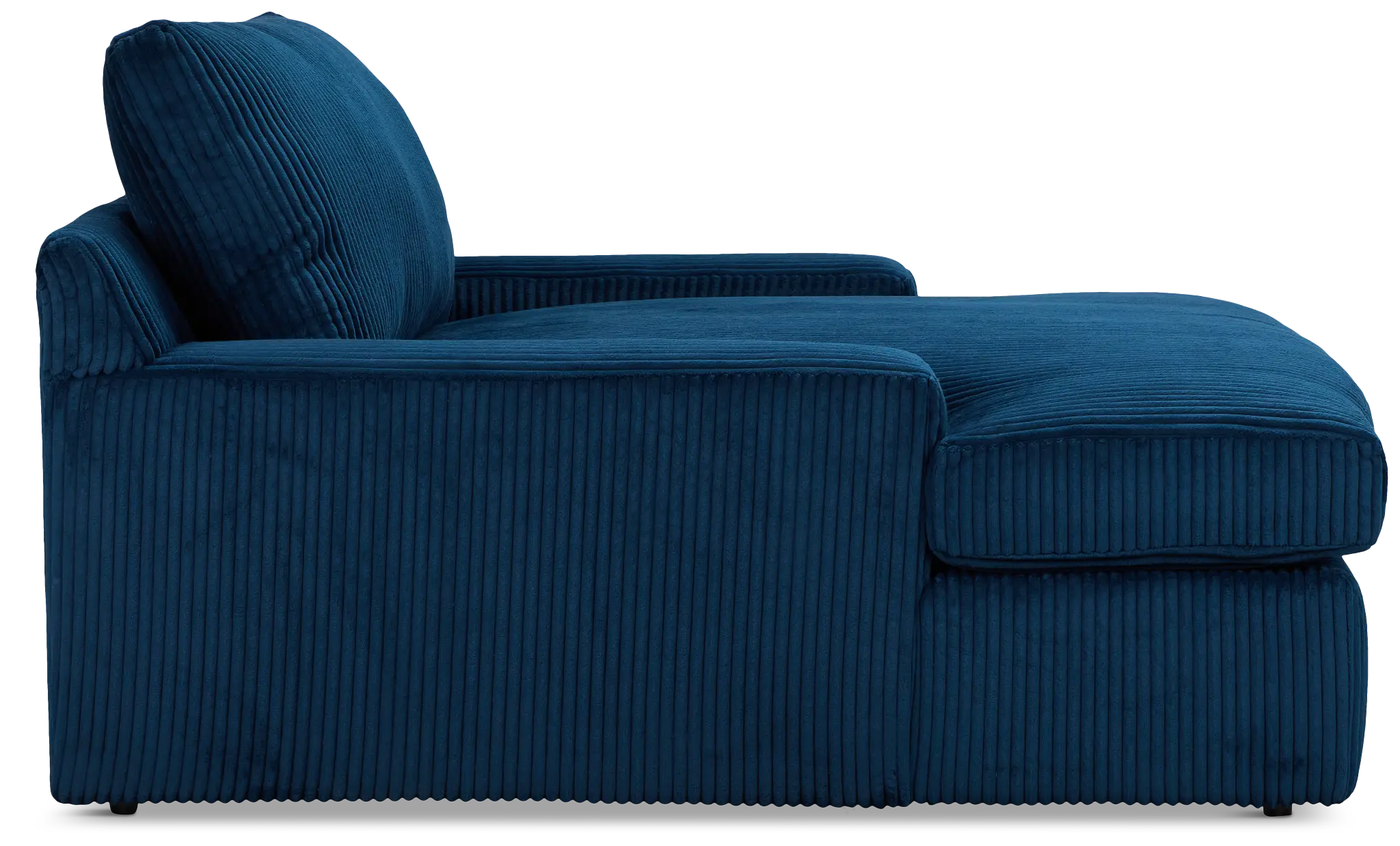 Charlie Dark Blue Fabric Chaise Charlie Dark Blue Fabric Chaise
