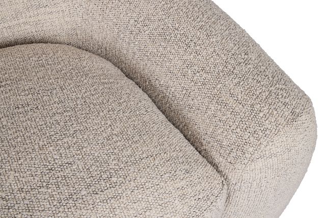 Kaya Gray Fabric Swivel Chair