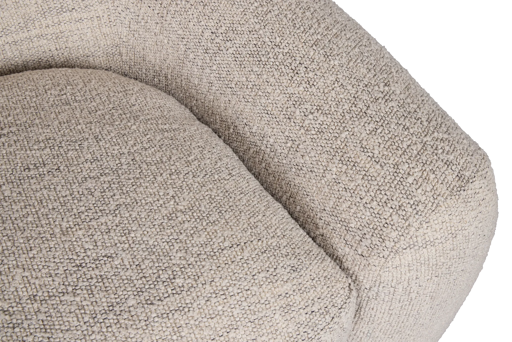 Kaya Gray Fabric Swivel Chair