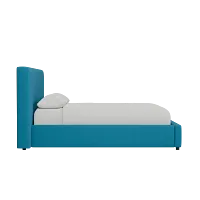 Grayton Joya Teal 44" Upholstered Platform Bed